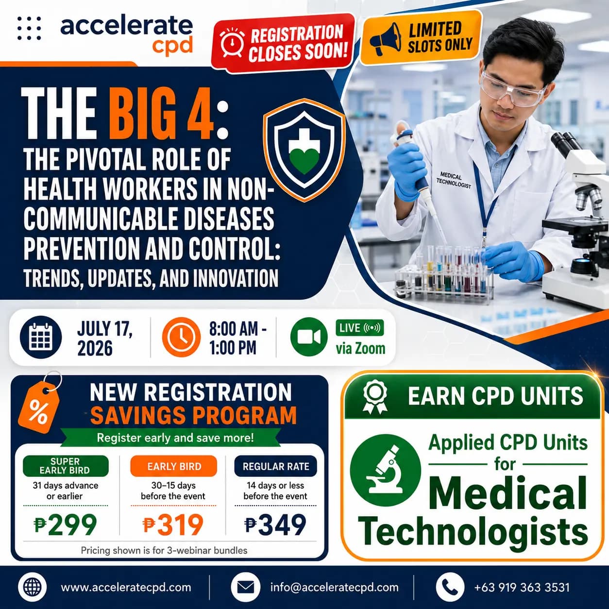 The BIG 4: The Pivotal Role of Health Workers in Non-Communicable Diseases Prevention and Control: Trends, Updates, and Innovation