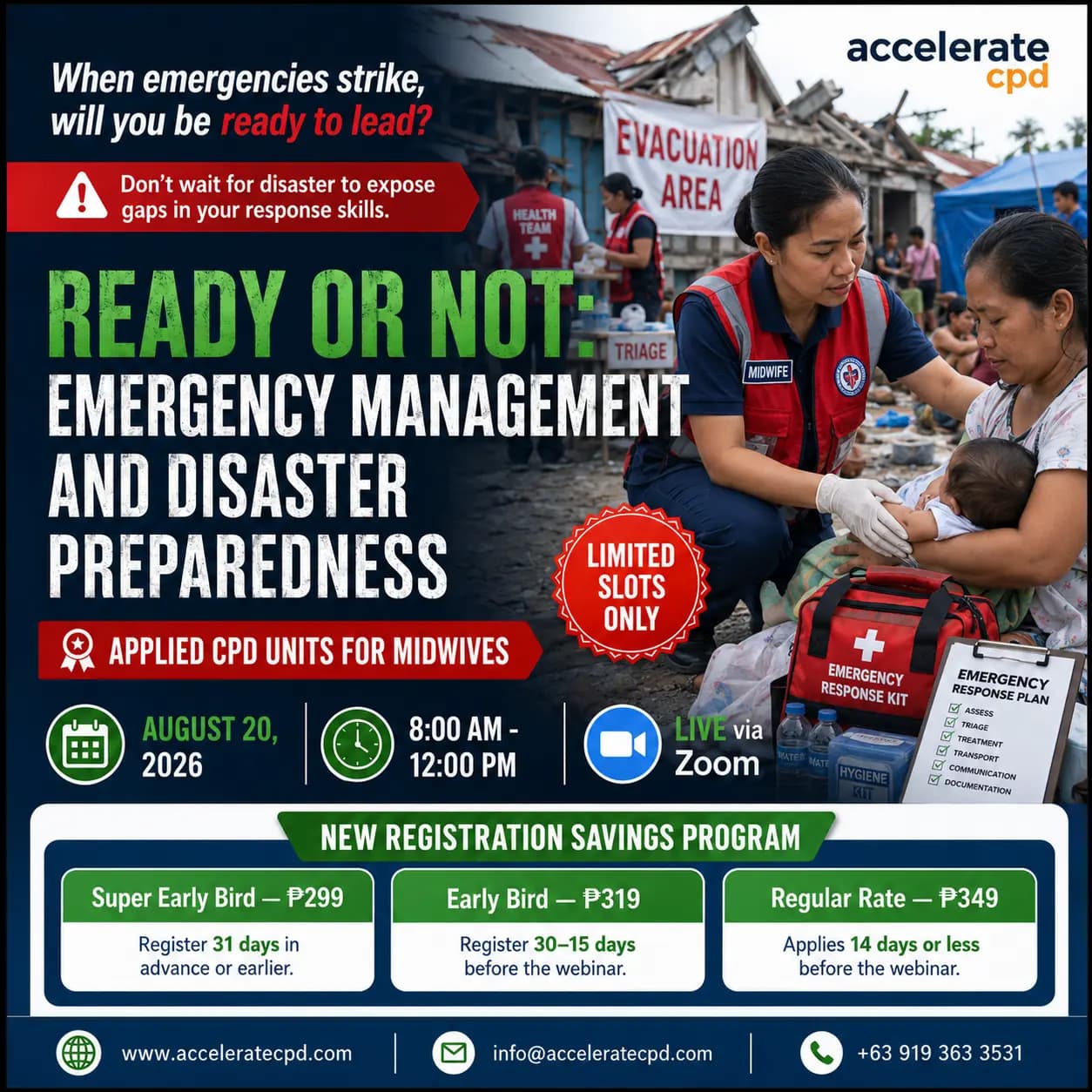 Ready or Not: Emergency Management and Disaster Preparedness for Health workers